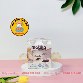 Sữa bầu matilia vị socola lốc 4 chai