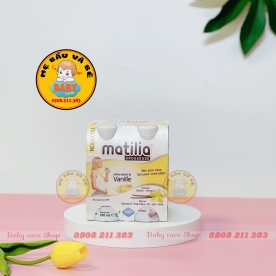 Sữa bầu matilia vị vani lốc 4 chai