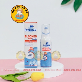 Xịt muối biển cá heo cam Sterimar Pháp – 100ml kháng viêm