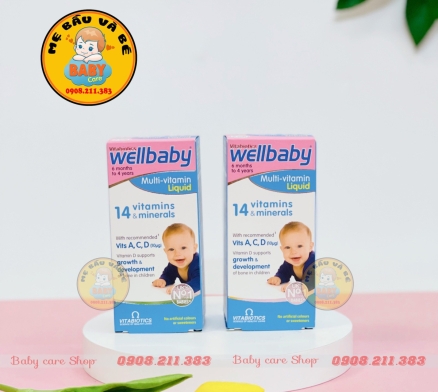 Vitamin tổng hợp well baby cho bé từ 6m
