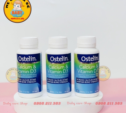 Viên Vitamin Ostelin bổ sung Vitamin D và Calcium (130 viên)