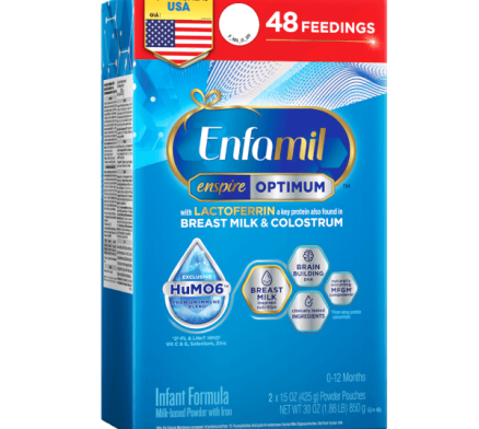 Sữa Enfamil Enspire Infant Formula Mỹ 850g (0 - 12 tháng) mẫu mới