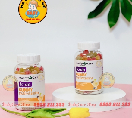 Kẹo Vitamin Tổng Hợp Healthy Care Gummy  250 viên Cho Bé Biếng Ăn