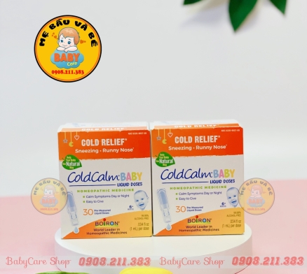 Muối uống Coldcalm Boiron của Mỹ cho trẻ từ 6 tháng tuổi