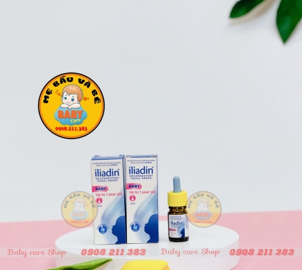 Thuốc nhỏ mũi Iliadin 0.01% Singapore cho trẻ dưới 1 tuổi