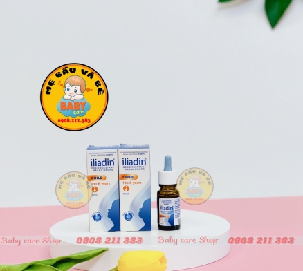 Thuốc nhỏ mũi Iliadin 0.025% Singapore cho trẻ trên 1 tuổi