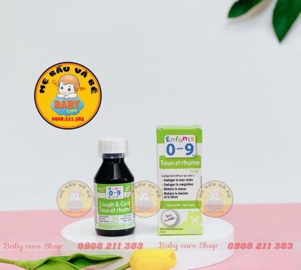 Siro trị cảm cúm, cảm lạnh Kids Homeocan ( 0-9t) - Canada