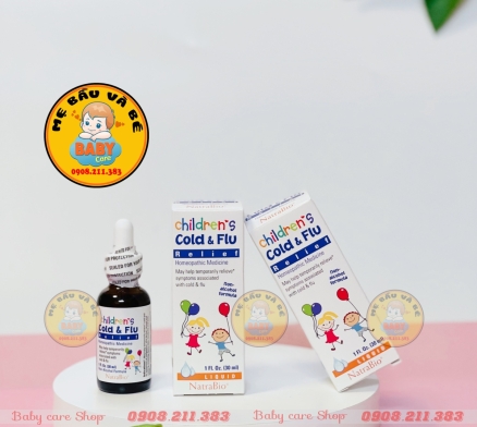 Siro đặc trị cảm cúm cho bé Mỹ Cold & Flu
