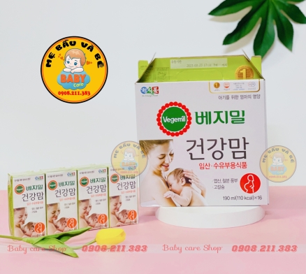 Sữa bầu Vegemil Hàn Quốc 16 hộp