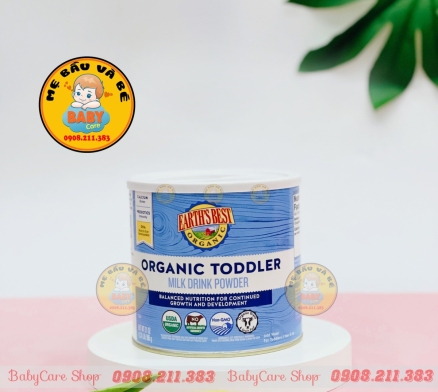 Sữa Earth's Best Organic Toddler 595g  cho bé từ 1 tuổi