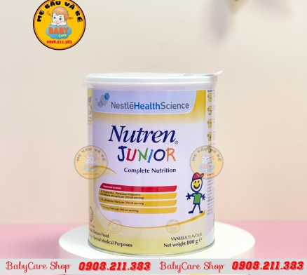 Sữa Nutren Junior của Nestle - Sữa dành cho bé từ 1-10 tuổi