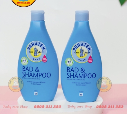 Sữa tắm Penaten Đức chai 400ml tắm gội cho bé