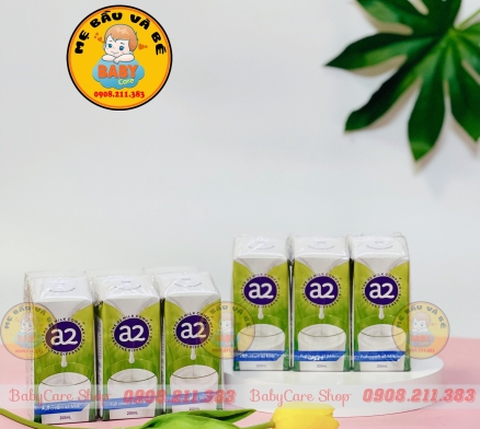 Sữa tươi A2 Nguyên Kem Full Cream Úc 200ml- 1 thùng 24 hộp