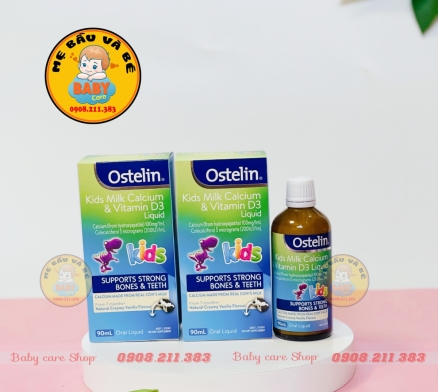 Canxi & Vitamin D3 dạng nước bổ sung cho bé từ 7 tháng trở lên