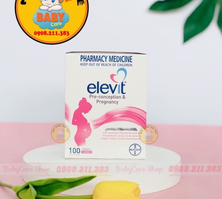Vitamin tổng hợp Elevit bầu 100 viên